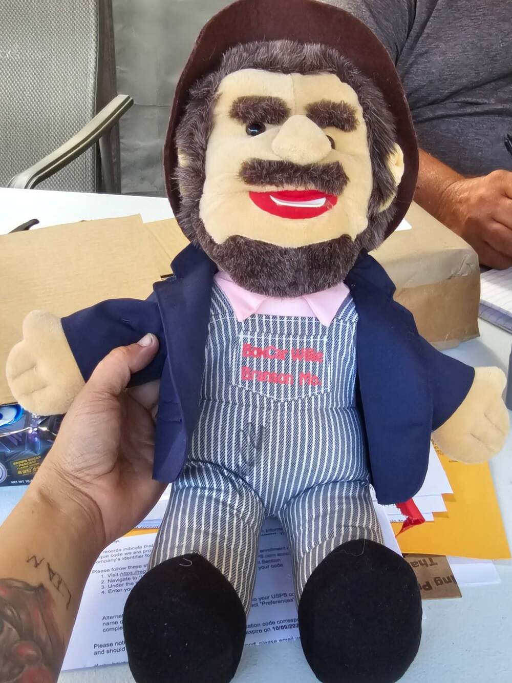 Boxcar Willie 18 Inch Plush Souvenir Doll